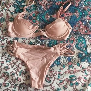 Blush bathing suit